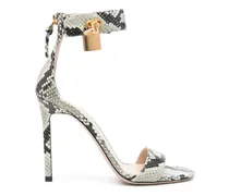 Sandalen mit Schloss 105mm - Schwarz