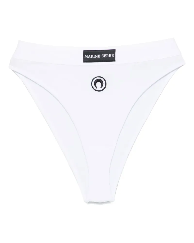 Marine Serre Crescent Moon Slip - Weiß Weiß