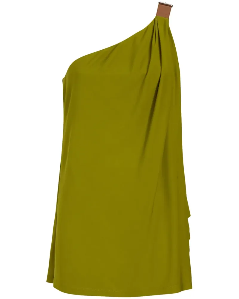 Alberta Ferretti Kleid mit asymmetrischem Schnitt - Grün Grün