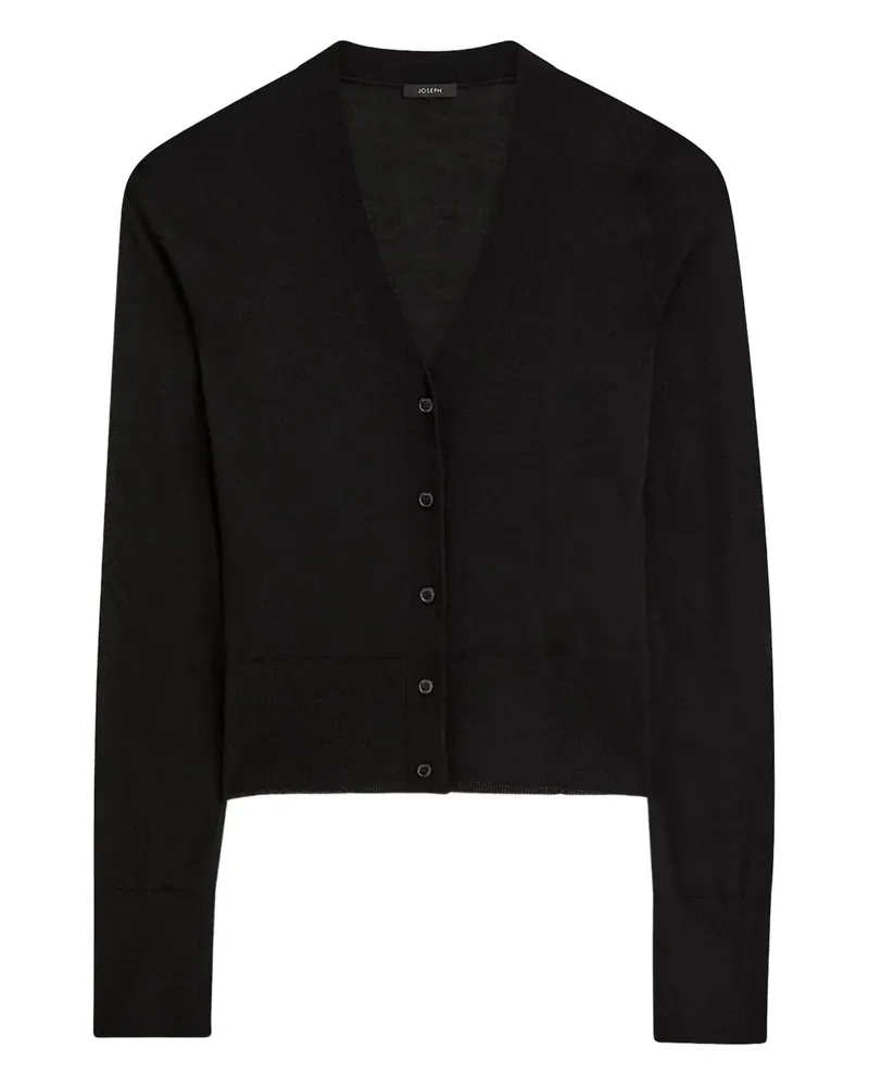 Joseph V-neck button-fastening cardigan - Schwarz Schwarz