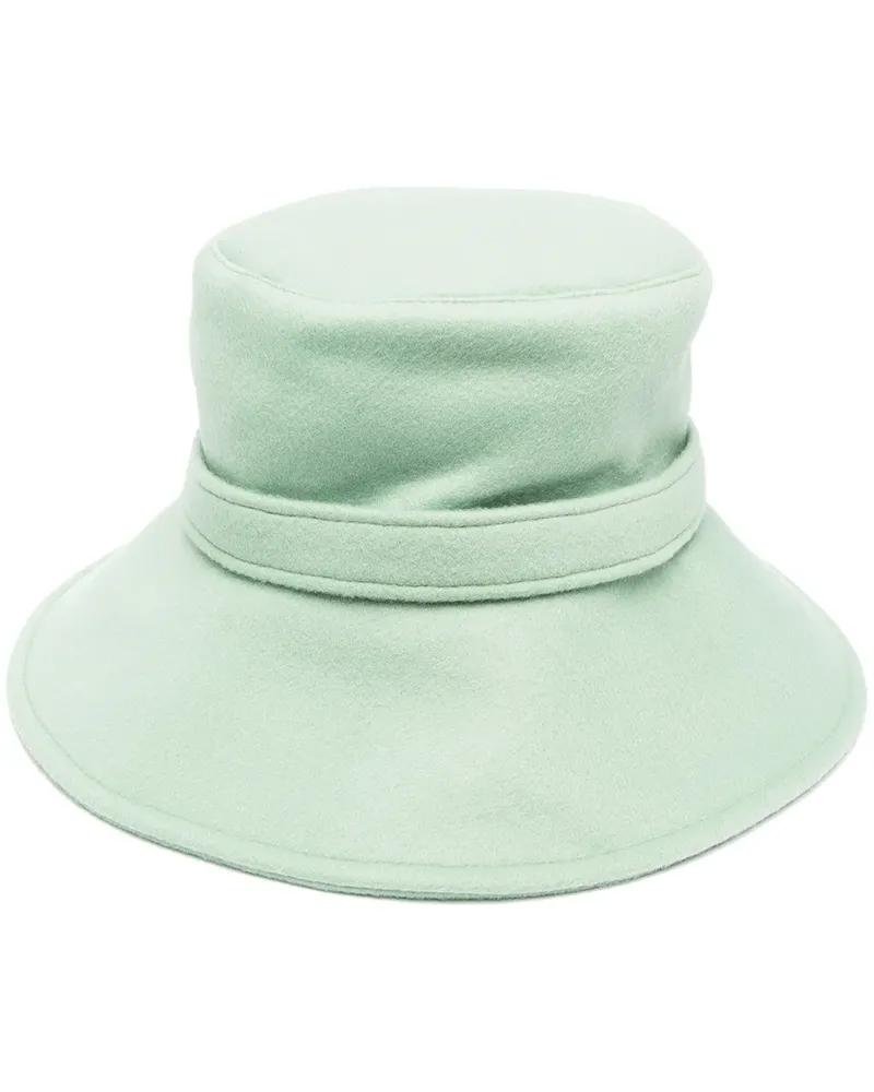 Alberta Ferretti Beuteltasche mit Logo-Schild - Grün Grün