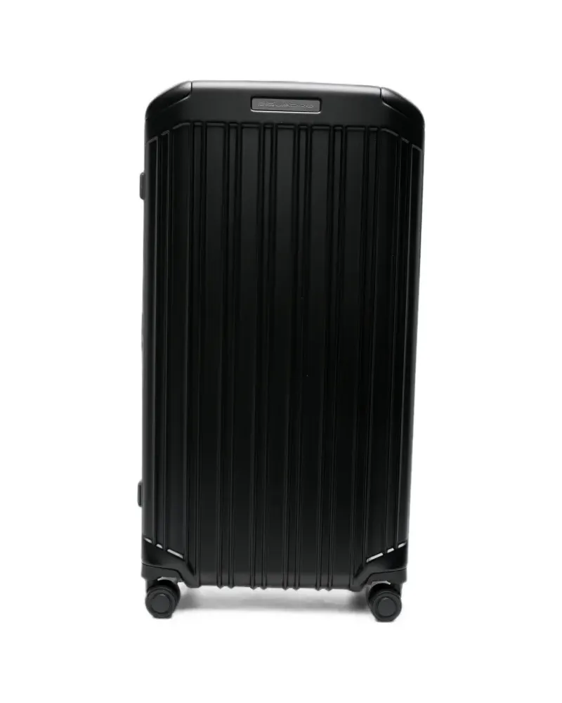 Piquadro ridged suitcase - Schwarz Schwarz