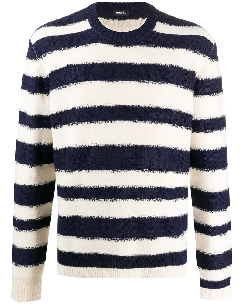Diesel Gestreifter Pullover - Nude Nude