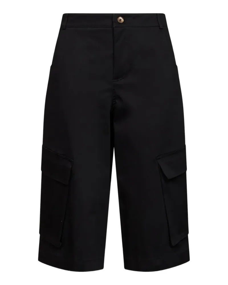 Blanca Gerade Cargo-Shorts - Schwarz Schwarz