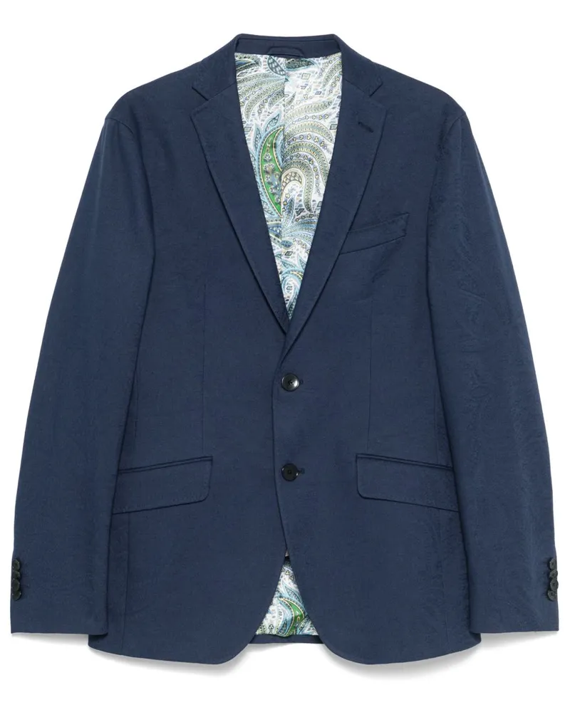 Etro Einreihiges Sakko - Blau Blau