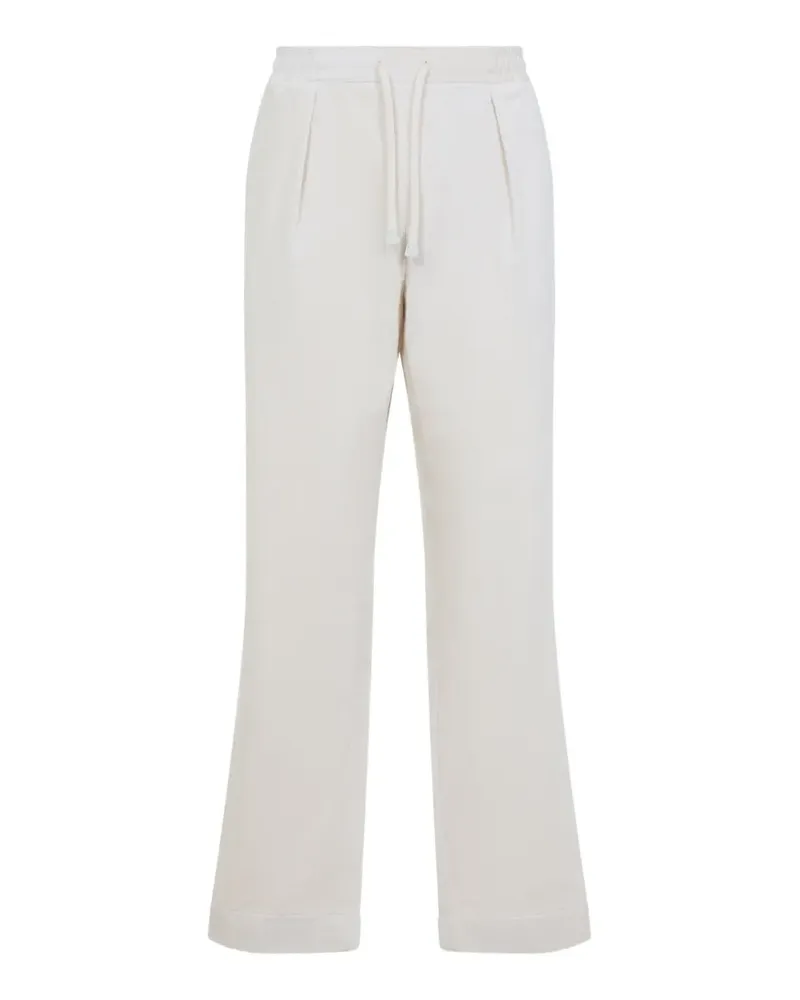 Ralph Lauren Wide-Leg-Hose mit Cordstruktur - Weiß Weiß