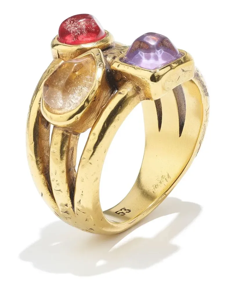 Goossens Paris Ring mit kleinen Cabochons - Gold Gold