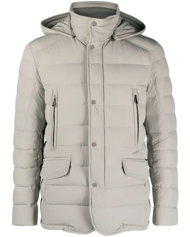MOORER Daunenjacke mit Kapuze - Nude Nude