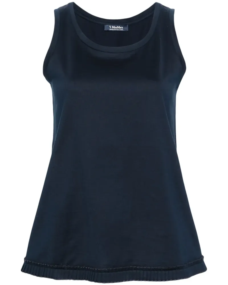 Max Mara Max Mara Racer Oberteil - Blau Blau
