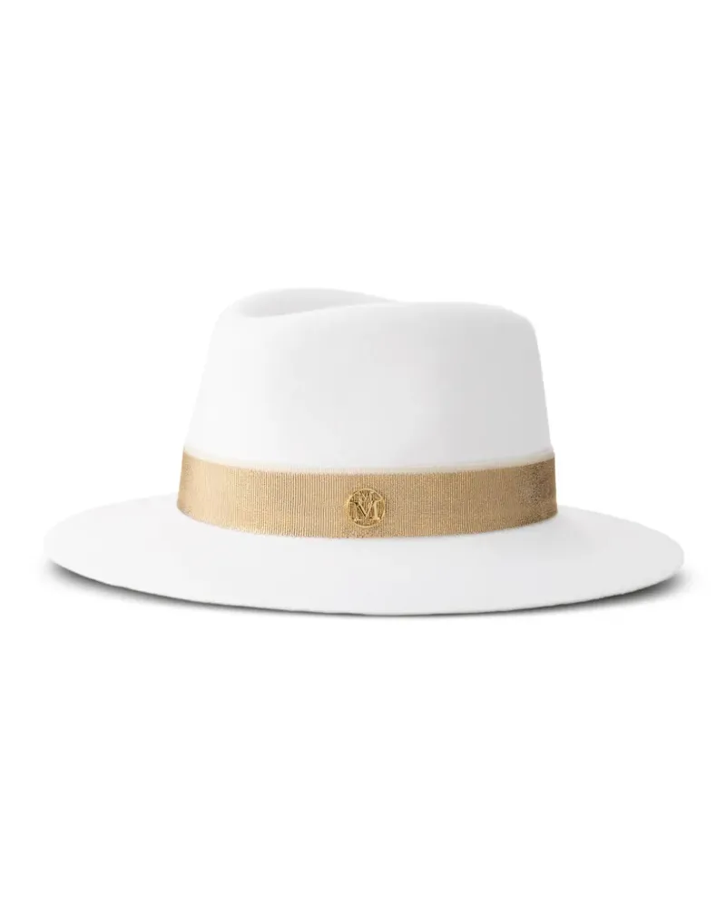 Maison Michel Hut mit Logo-Schild - Weiß Weiß