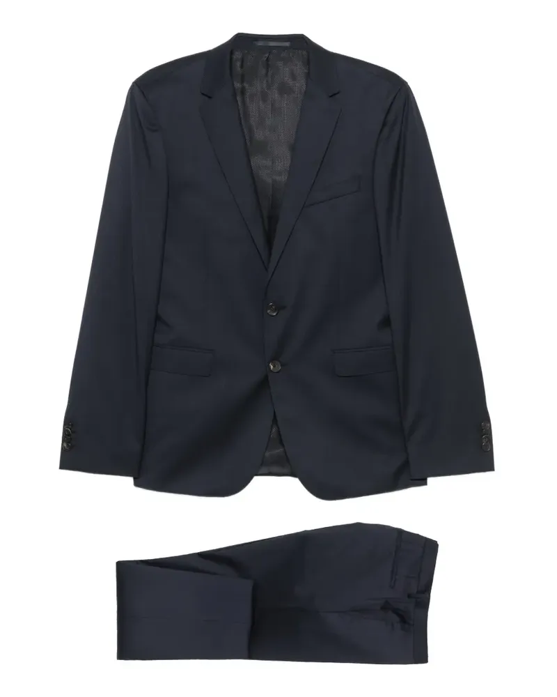 HUGO BOSS single-breasted wool suit - Blau Blau