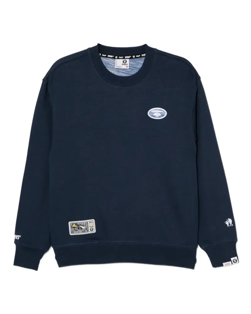 BAPE Moonface Sweatshirt - Blau Blau