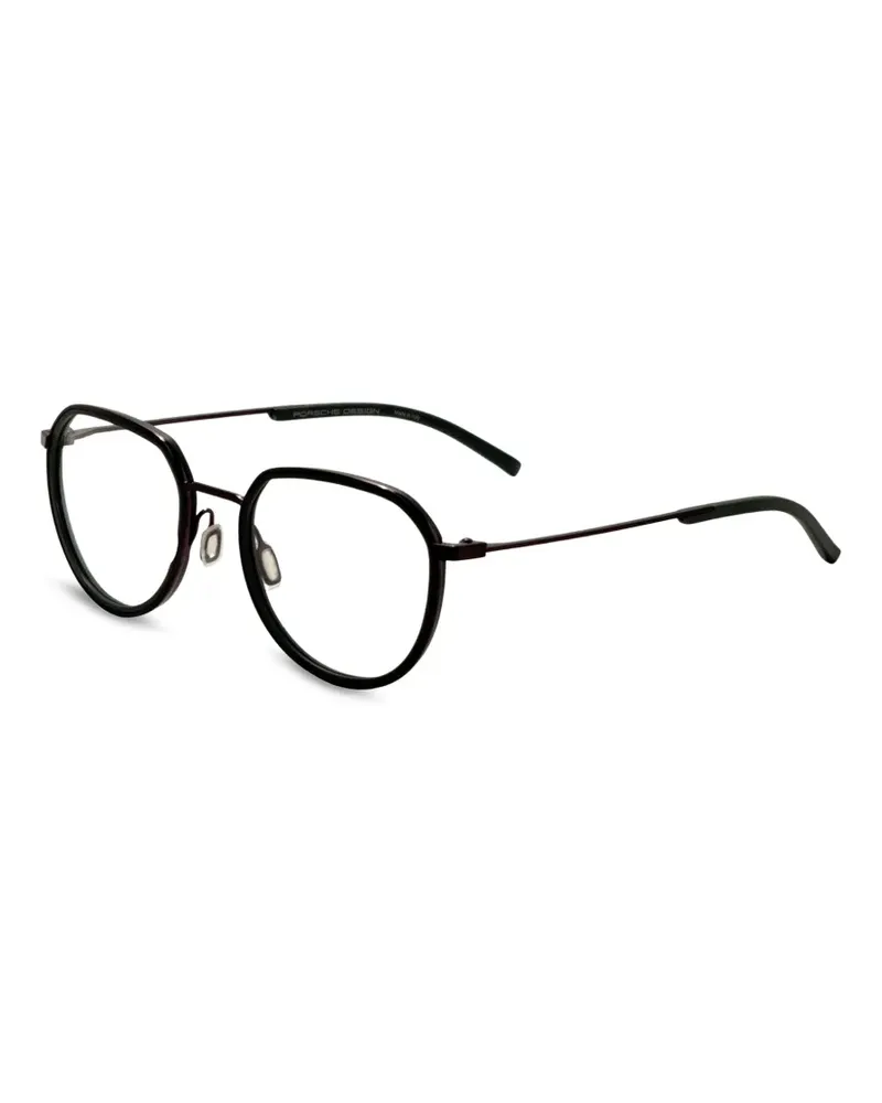 Porsche Design Brille mit geometrischem Gestell - Grau Grau