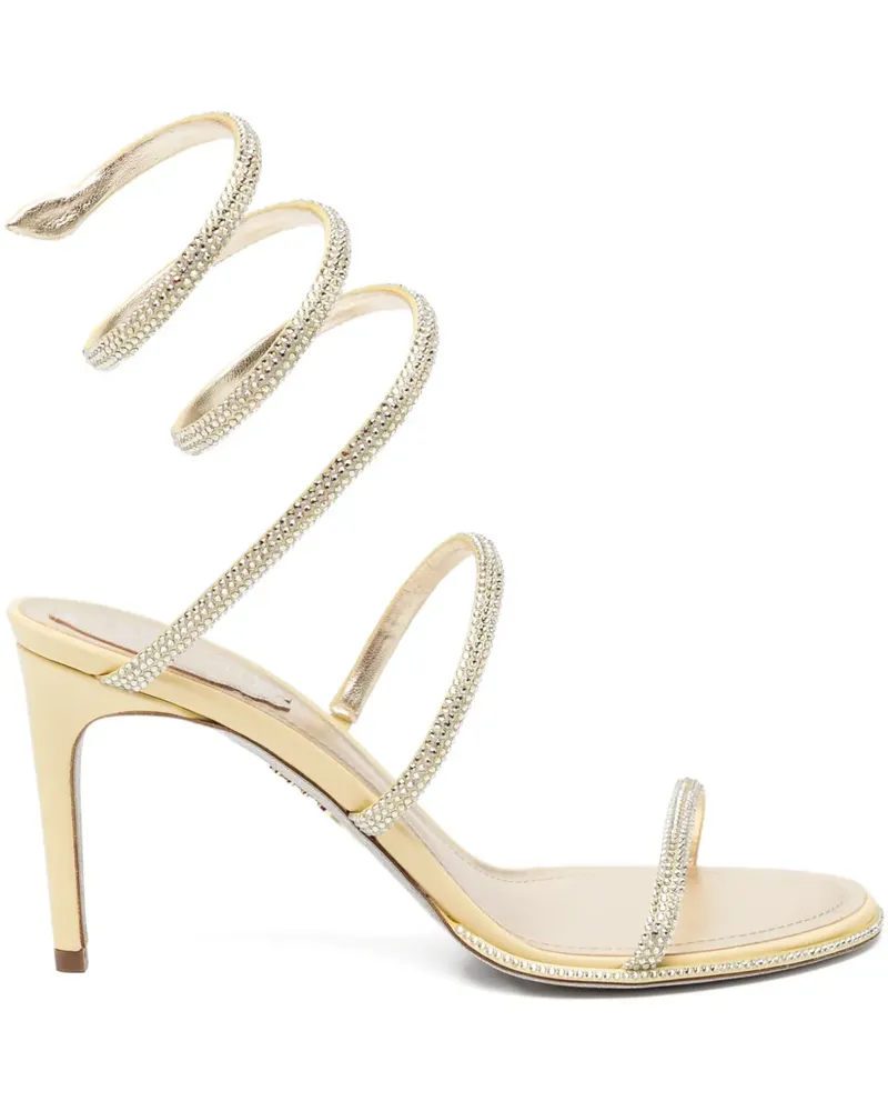 René Caovilla 105mm Cleo sandal - Gelb Gelb