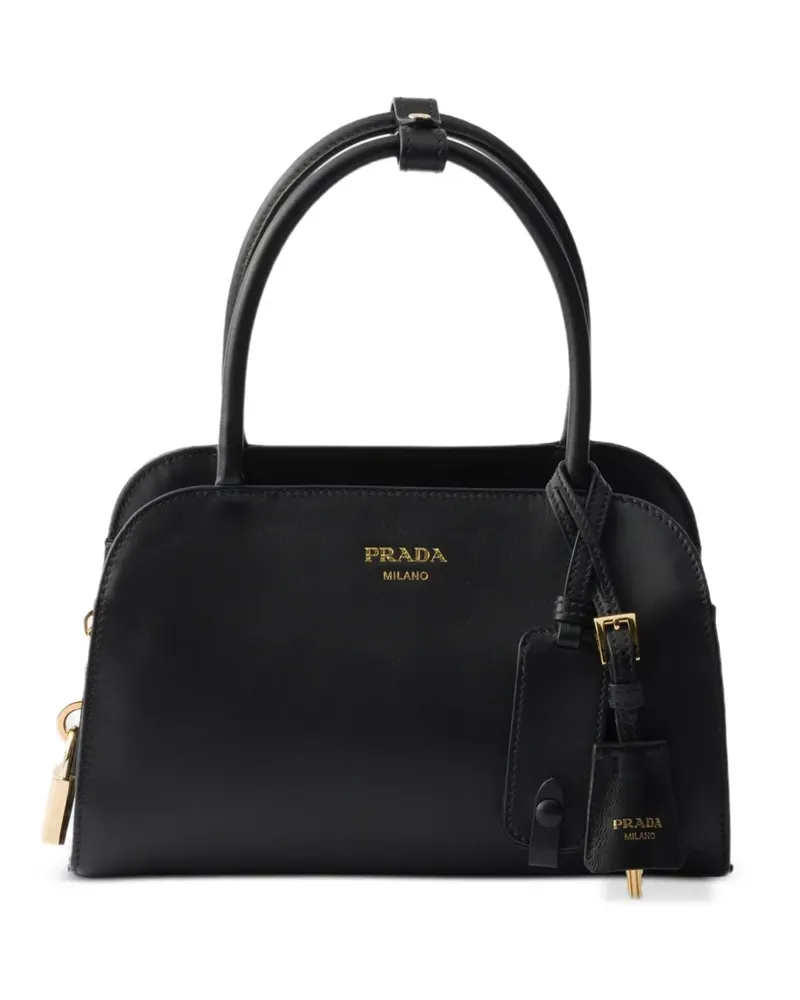Prada medium leather handbag - Schwarz Schwarz