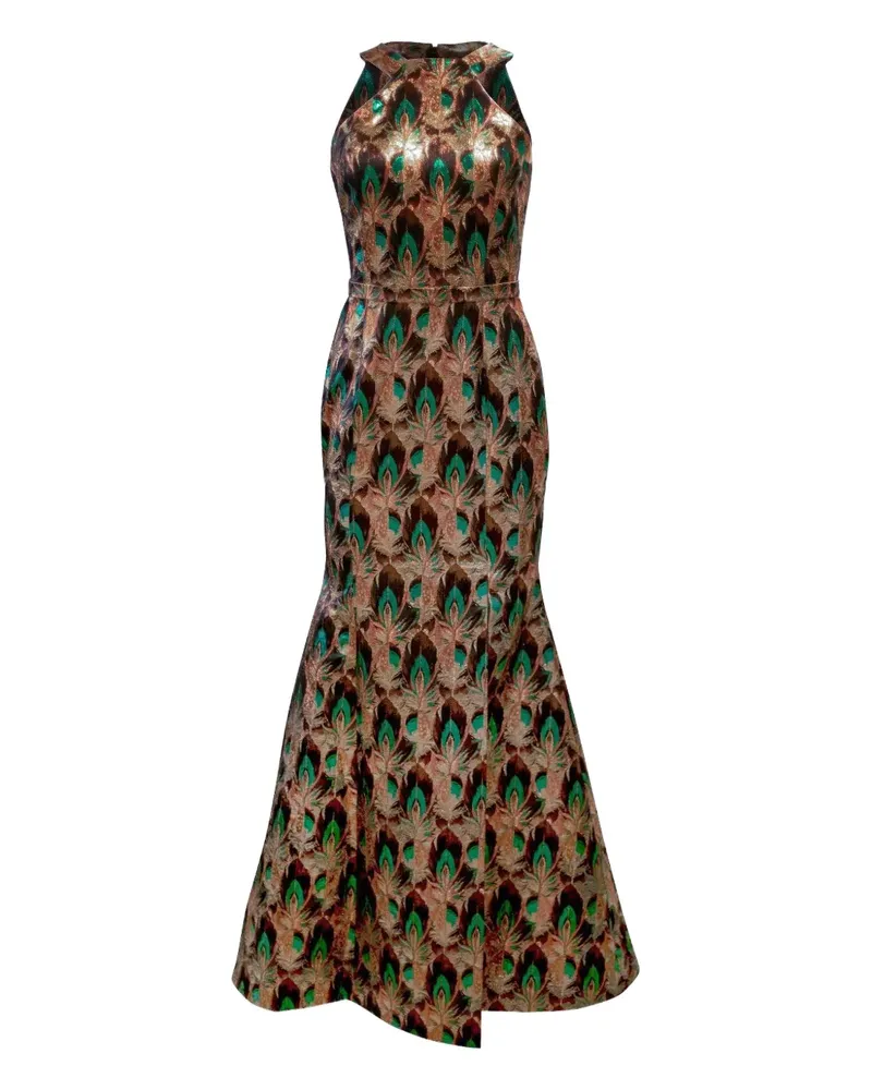 Mary Katrantzou Alethea Abendkleid - Braun Braun