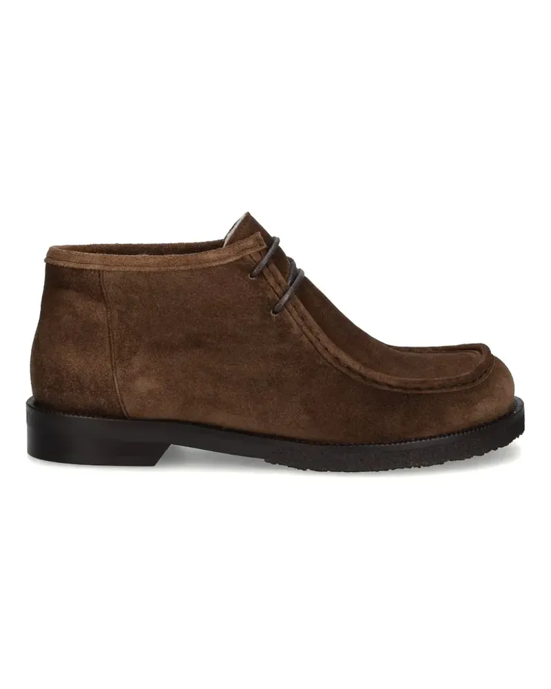 Billi Bi Wildlederstiefeletten mit Shearling-Futter - Braun Braun