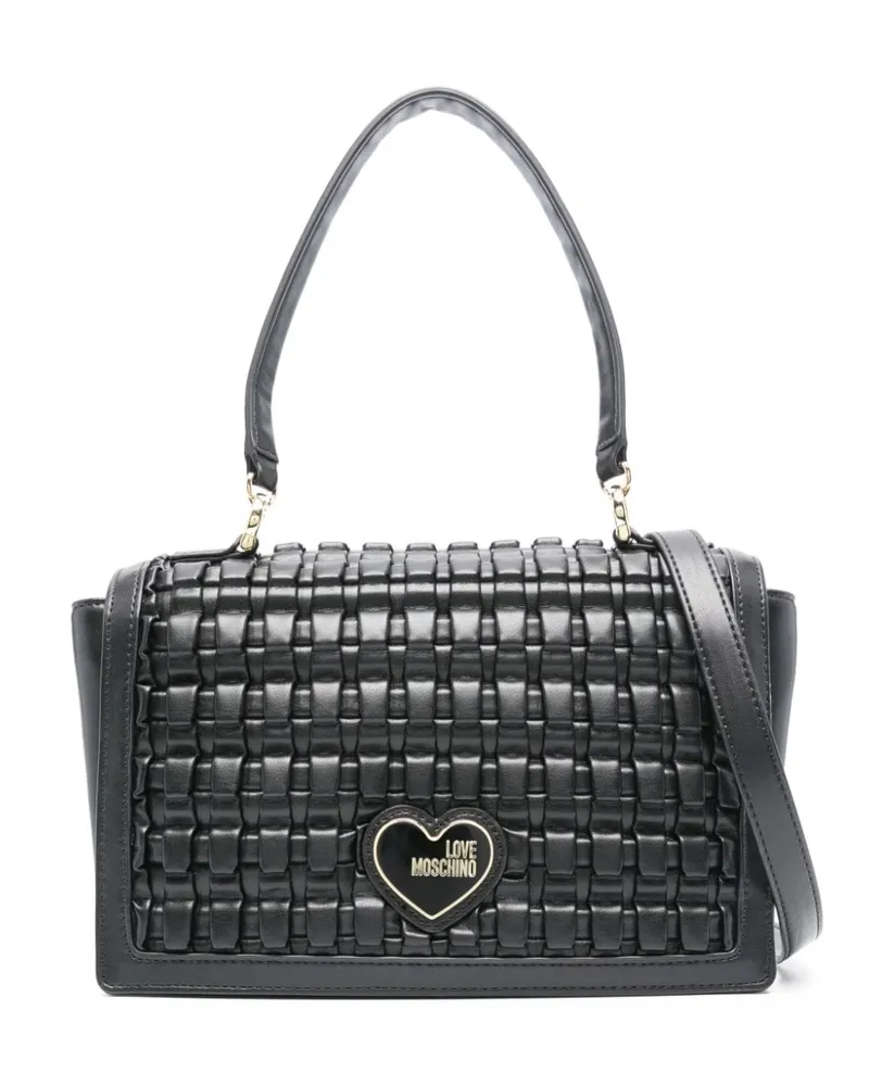 Moschino lovely Love Schultertasche - Schwarz Schwarz