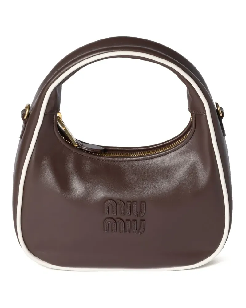 Miu Miu Wander Schultertasche - Braun Braun