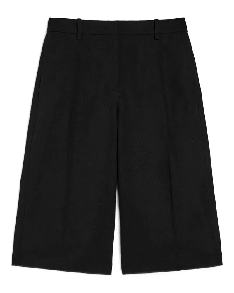 Jil Sander Shorts aus Wolle - Schwarz Schwarz