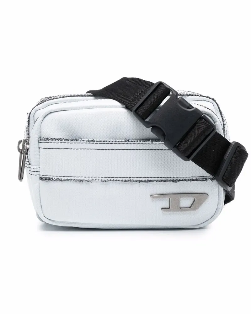 Diesel Gürteltasche mit Logo-Schild - Weiß Weiß