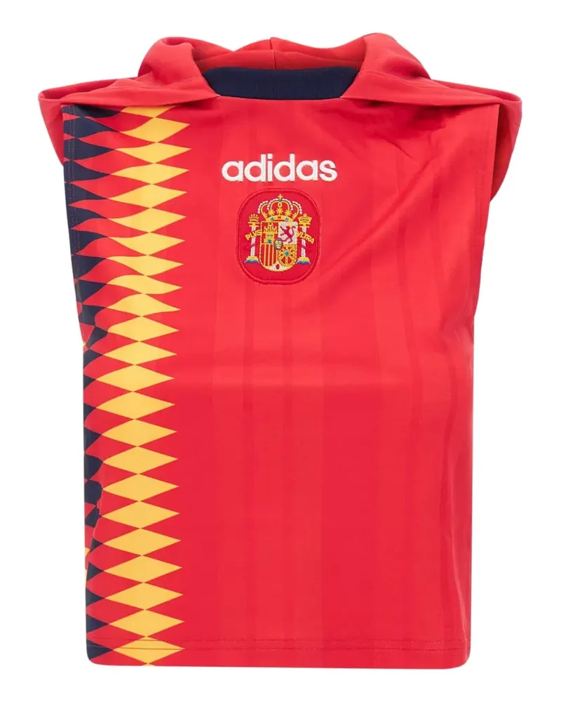 adidas Spain BB JSY hooded top - Rot Rot