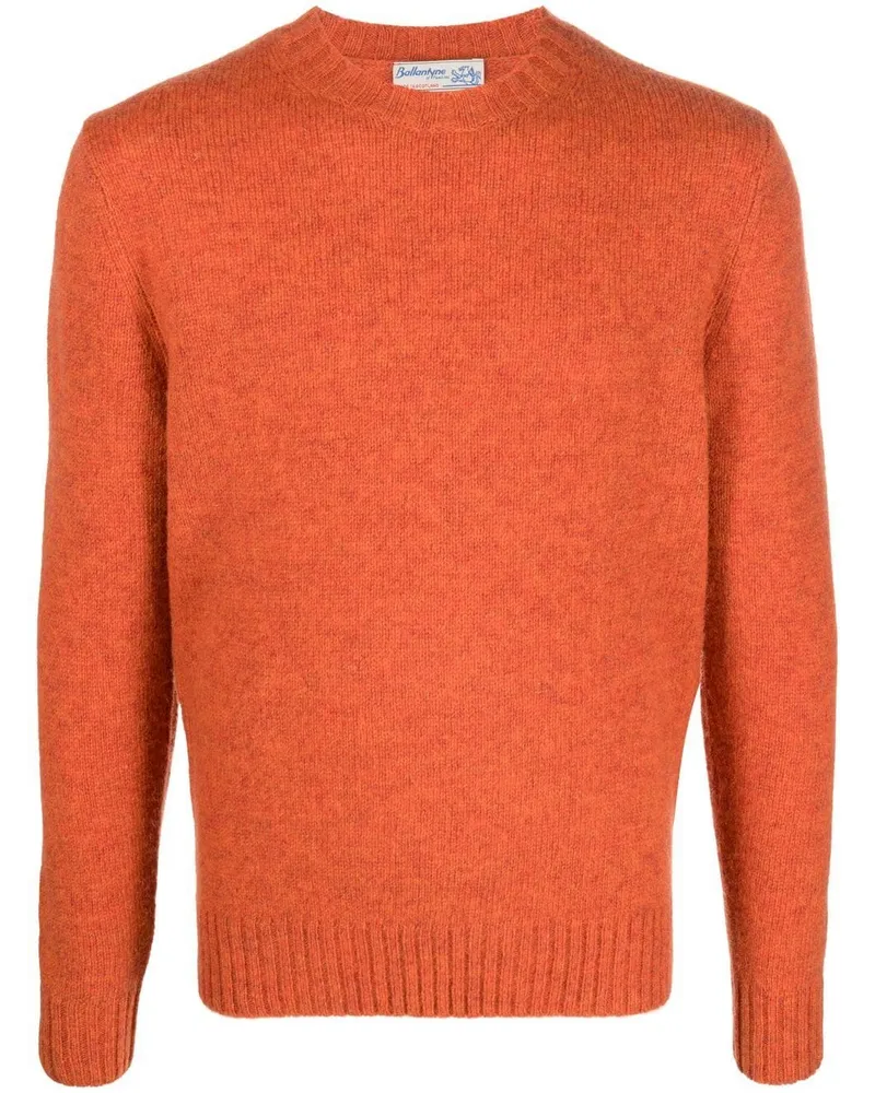 Ballantyne Gestrickter Pullover Orange