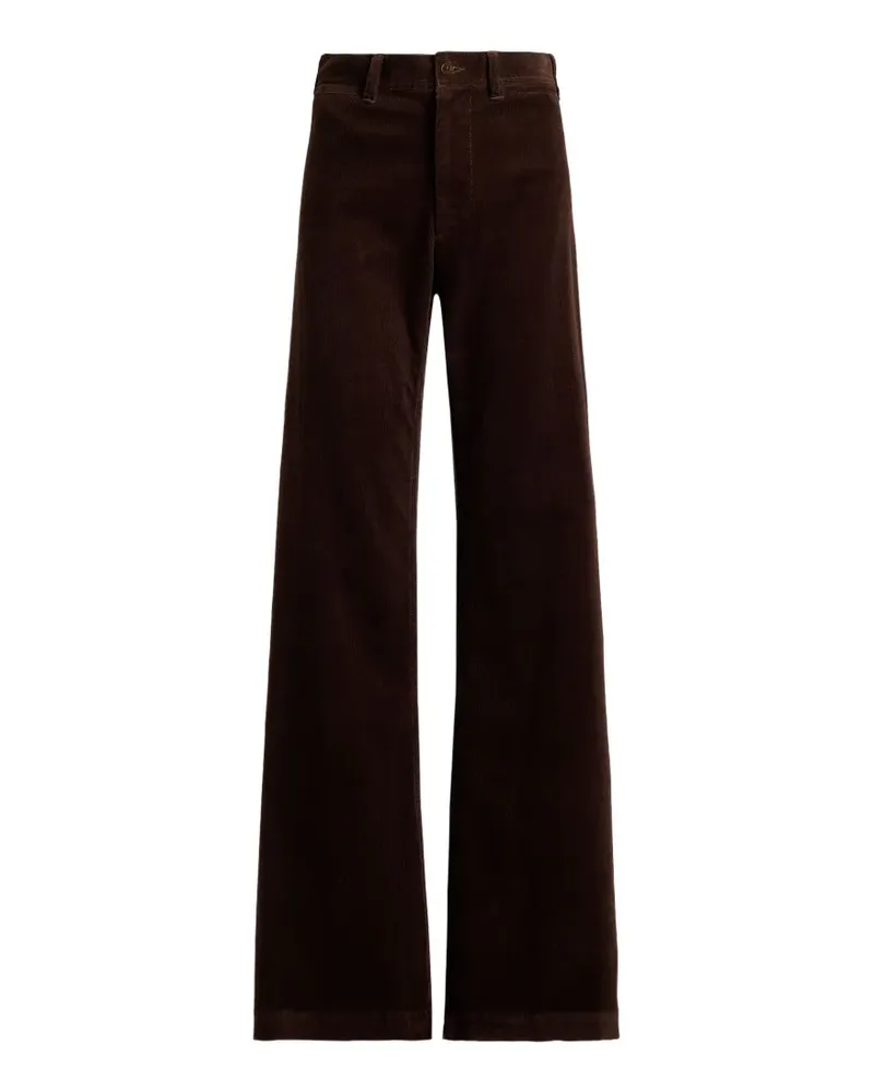 Ralph Lauren Cordhose mit weitem Bein - Braun Braun