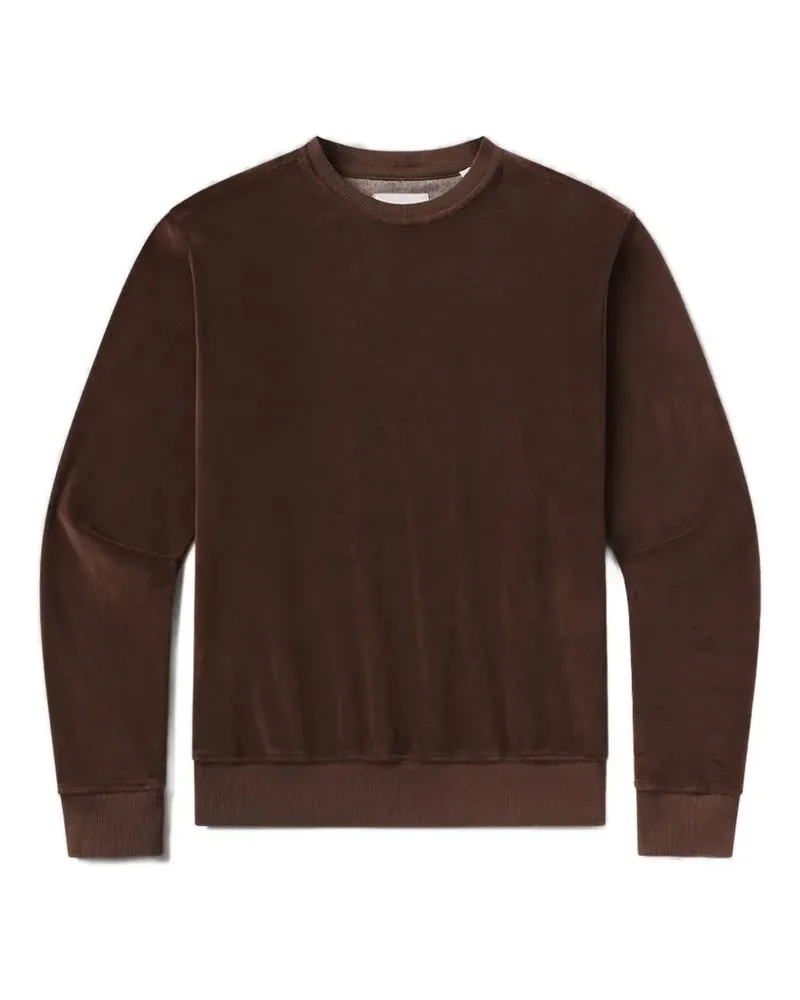 Citizens of humanity Vintage Plush Sweatshirt mit Velours-Effekt - Braun Braun