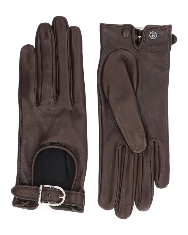 Durazzi Milano D-Ring Handschuhe - Braun Braun