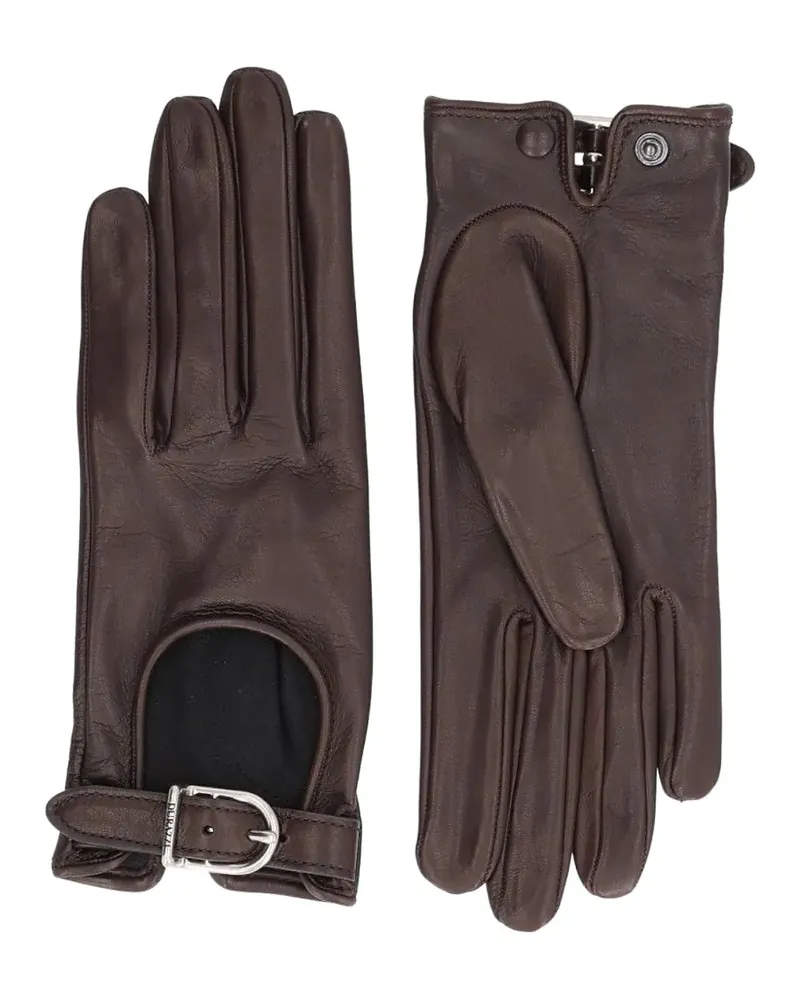 Durazzi Milano D-Ring Handschuhe - Braun Braun
