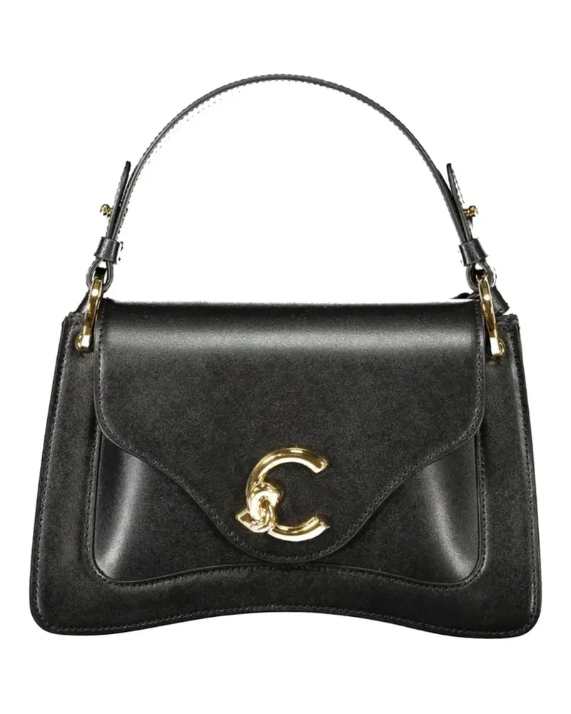 Coccinelle small C-Me leather tote bag - Schwarz Schwarz