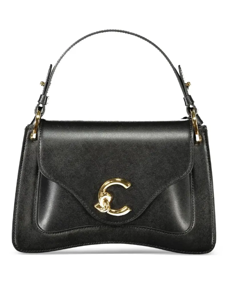 Coccinelle small C-Me leather tote bag - Schwarz Schwarz