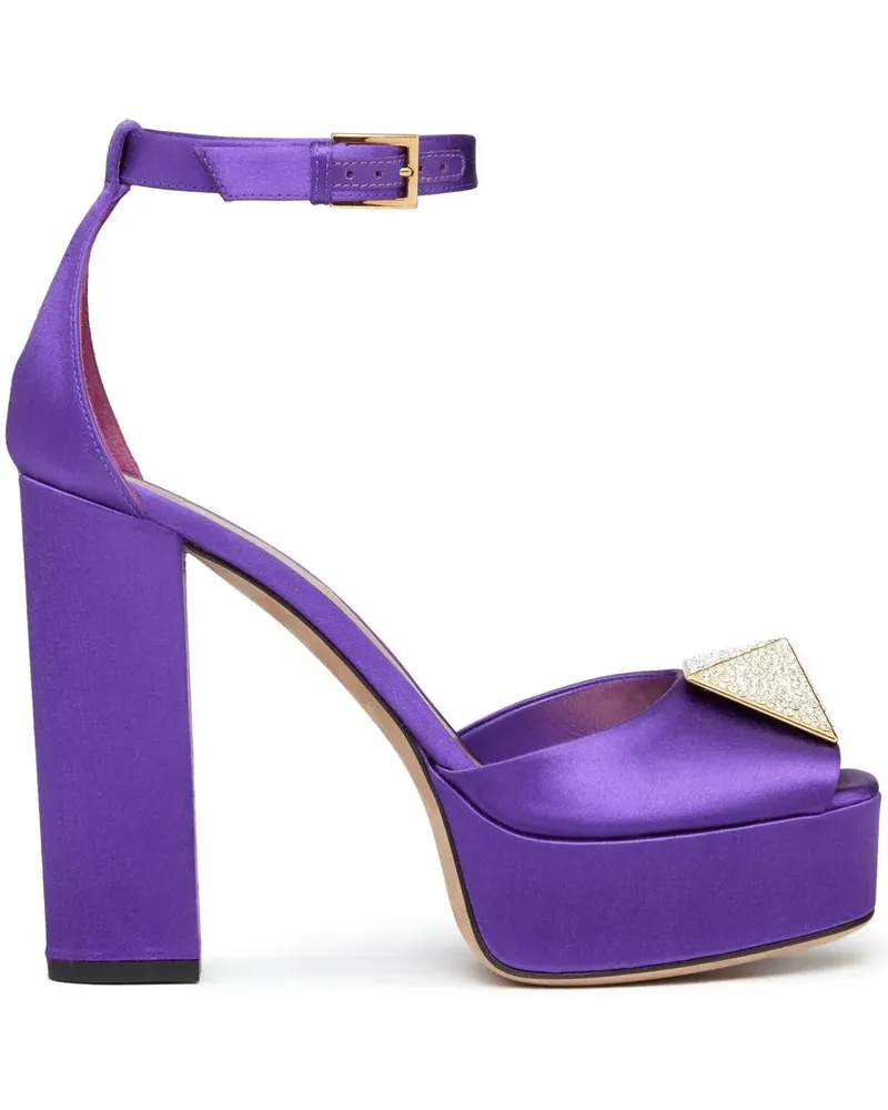 Valentino Garavani Pumps mit Nieten - Violett Violett