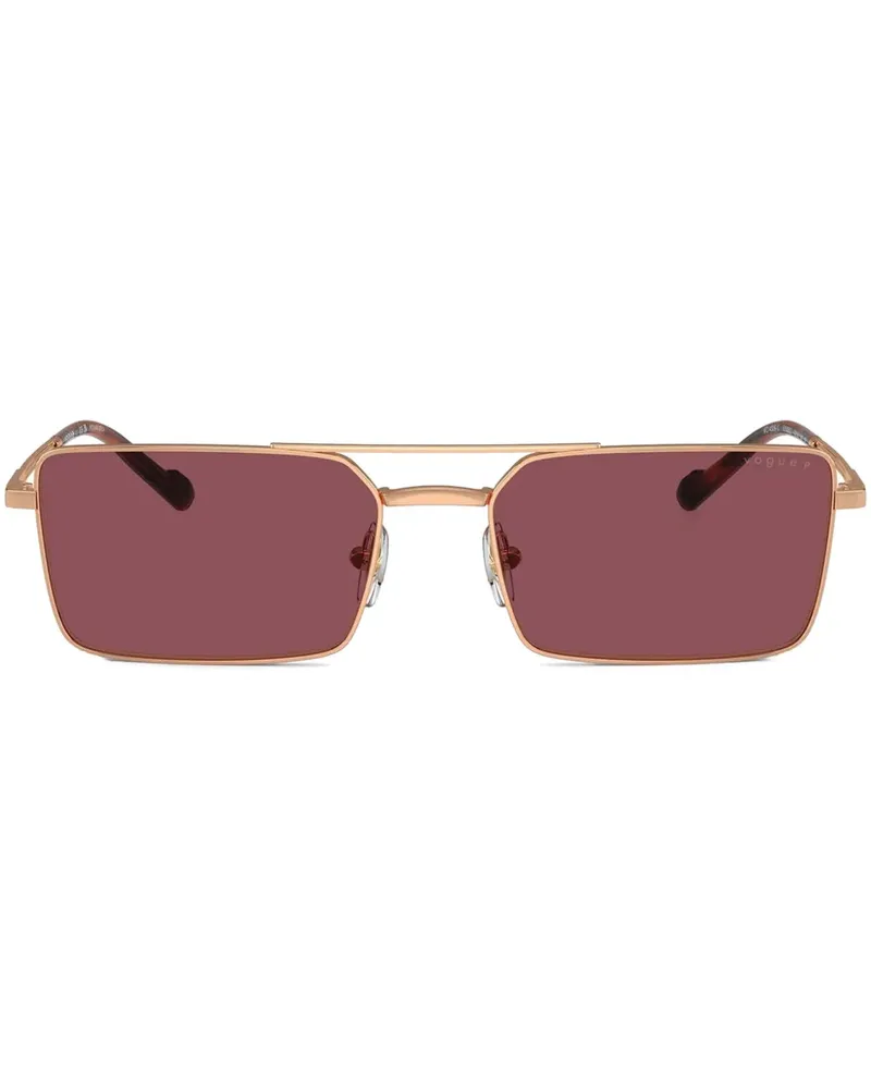 Vogue Sonnenbrille mit eckigem Gestell - Rosa Rosa