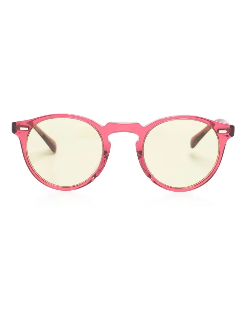 Oliver Peoples Runde Gregory Sonnenbrille - Rosa Rosa