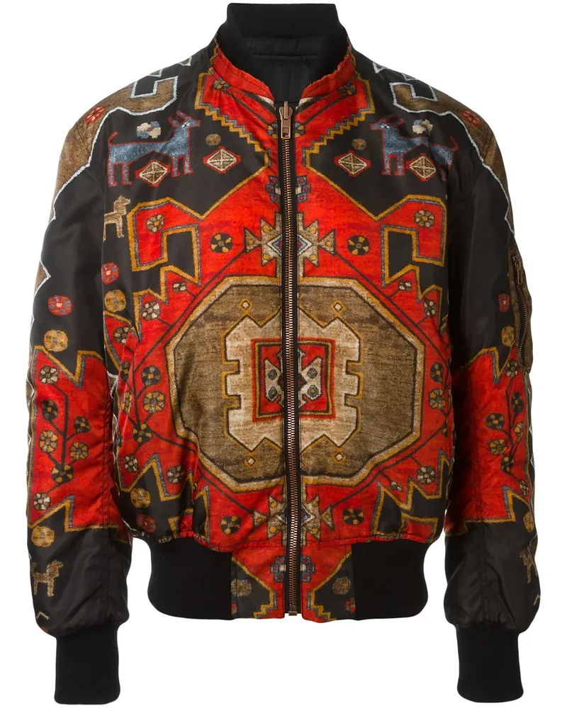 Givenchy Bomberjacke mit persischem Print - Rot Rot