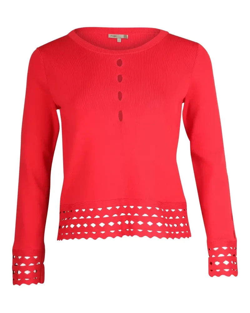 Maje laser-cut blouse - Rot Rot