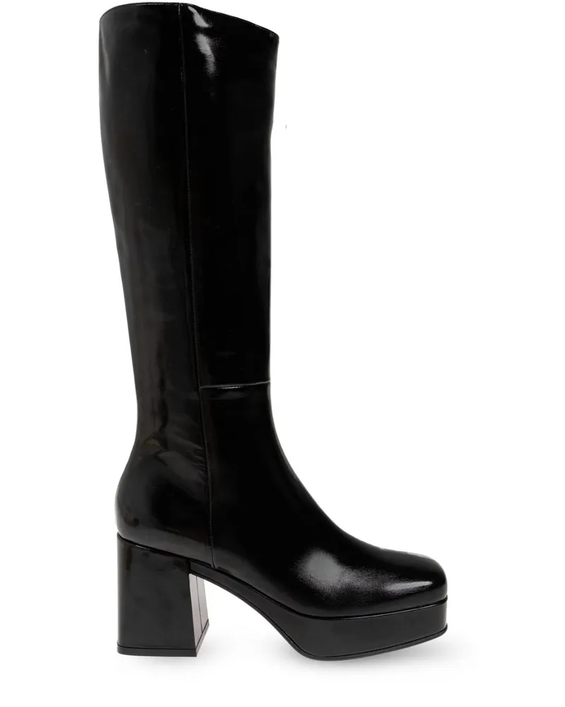 Gianvito Rossi Daisen Stiefel 80mm - Schwarz Schwarz