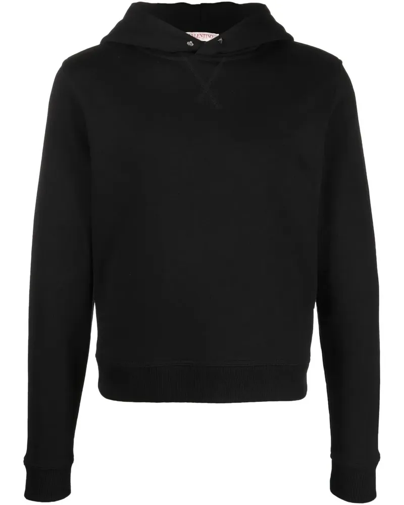 Valentino Garavani Hoodie mit Rockstud-Detail - Schwarz Schwarz