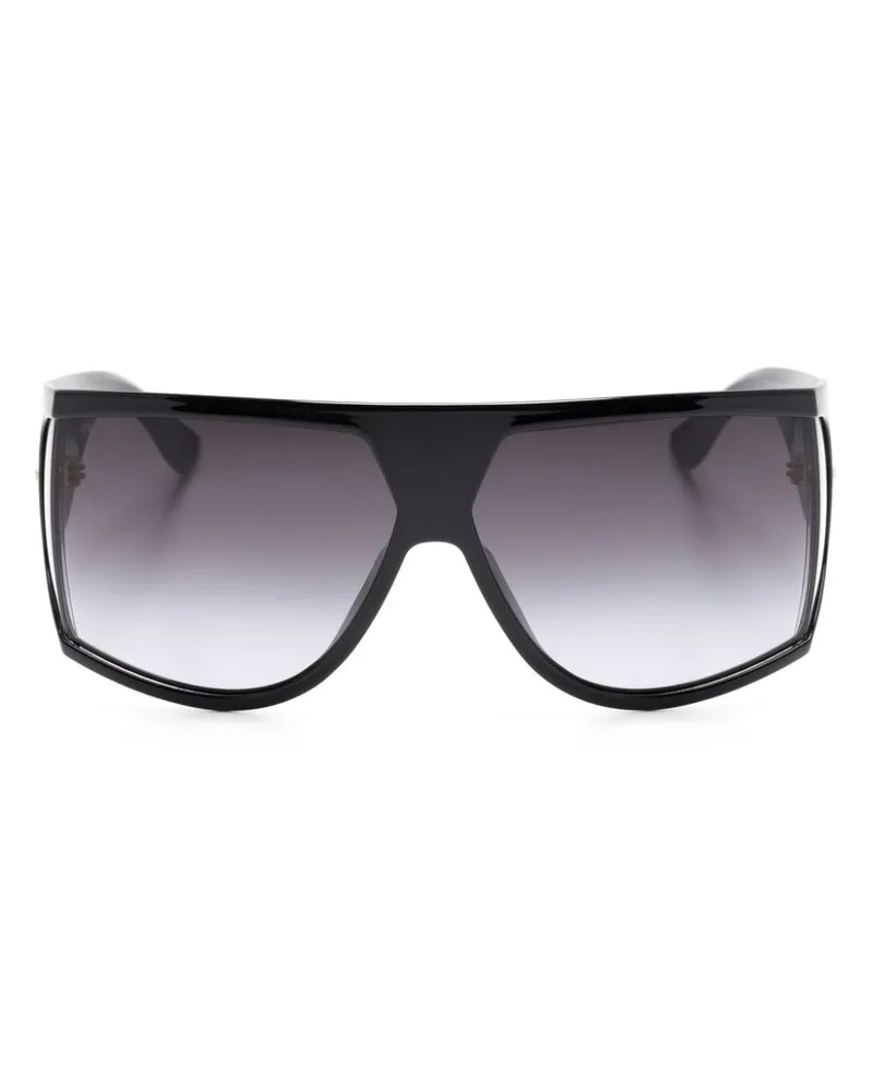 Dsquared2 Hype Sonnenbrille mit Shield-Gestell - Schwarz Schwarz