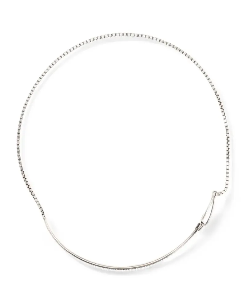 WERKSTATT:MÜNCHEN rope-chain choker necklace - Silber Silber