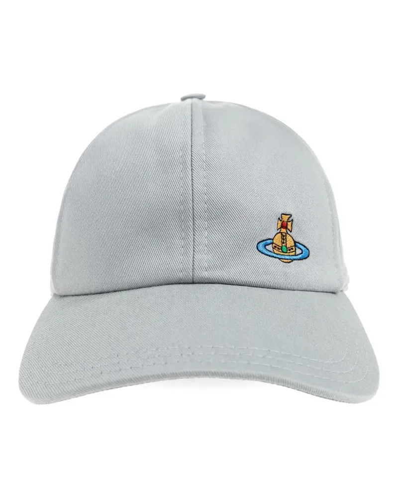 Vivienne Westwood Baseballkappe mit Orb-Stickerei - Grau Grau