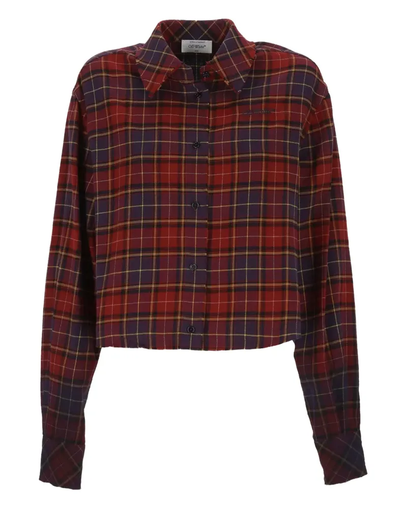 OFF-WHITE checked shirt - Rot Rot