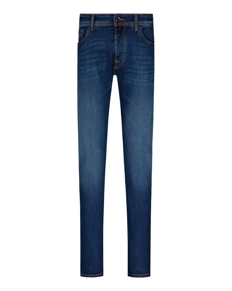 Jacob Cohën faded straight-leg jeans - Blau Blau