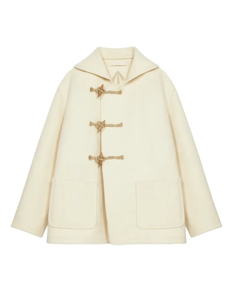 Fortela Duffle toggle-fastening coat - Nude Nude