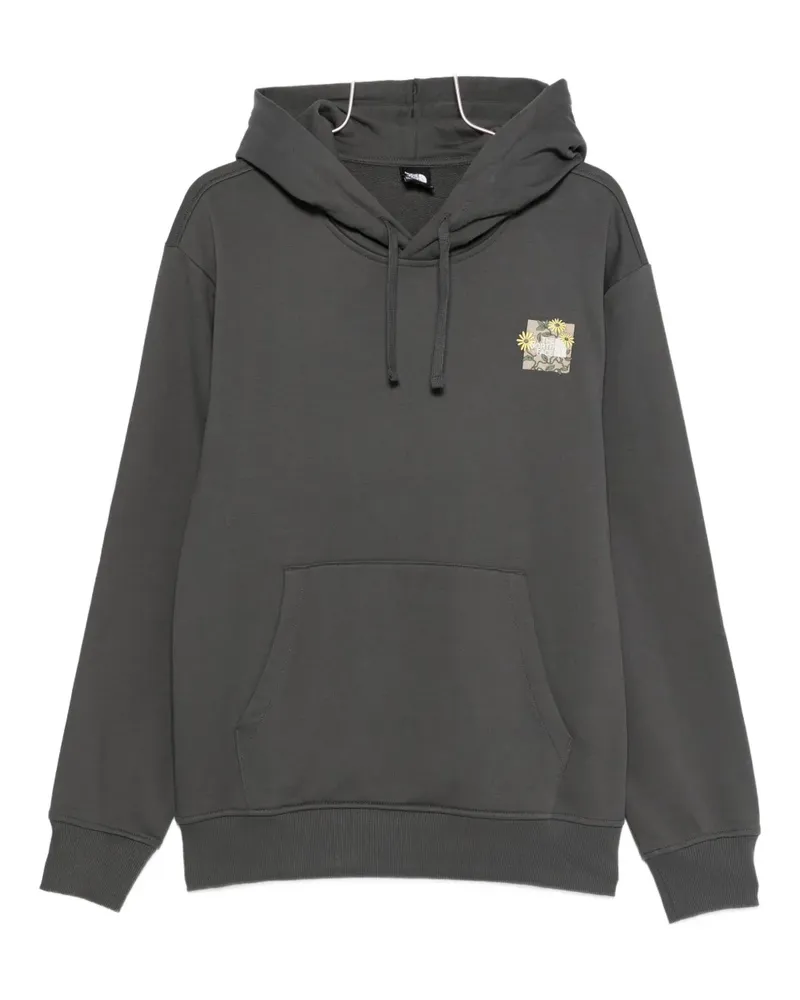 The North Face graphic-print hoodie - Grau Grau
