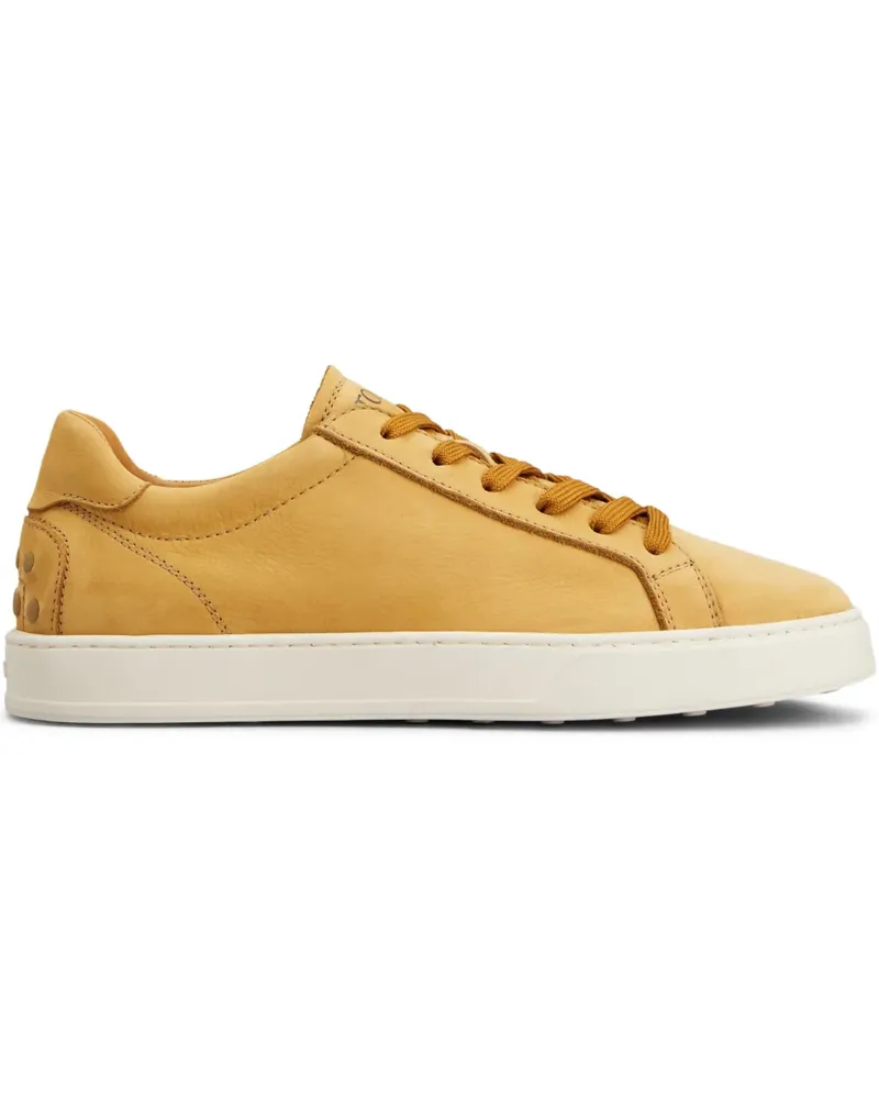 TOD'S Sneakers aus Leder - Gelb Gelb