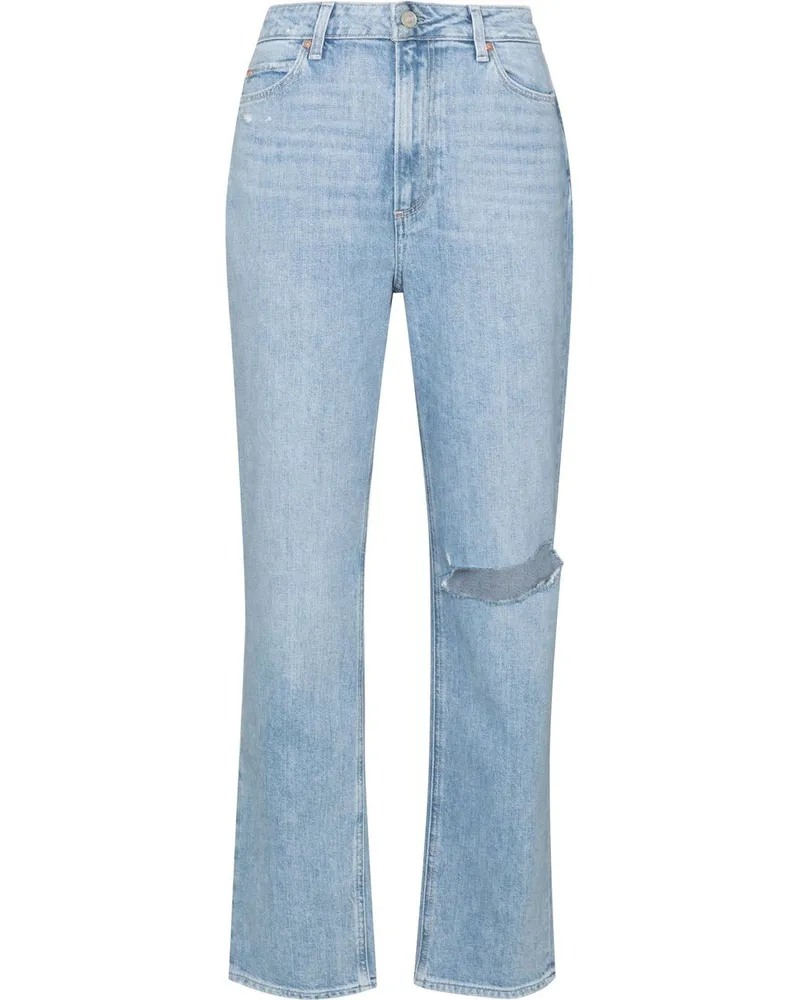 Paige Jeans mit geradem Bein Blau