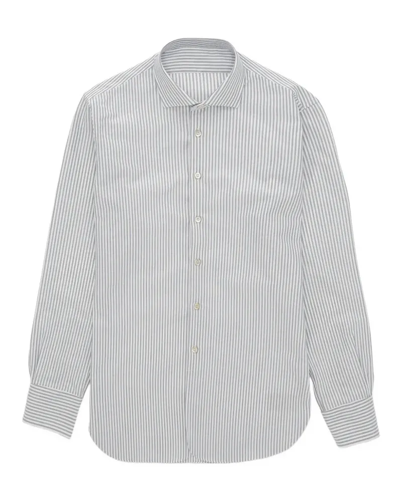 Fortela Jack striped Oxford shirt - Weiß Weiß